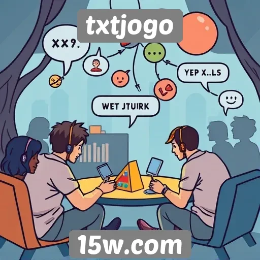 a comunidade de jogadores do txtjogo e suas interações